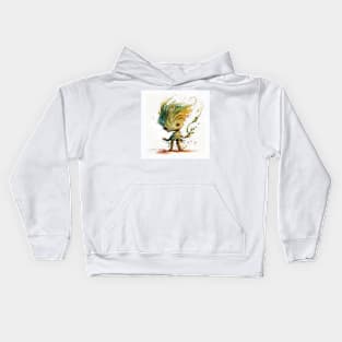 Cute Watercolor Wind Elemental Kids Hoodie